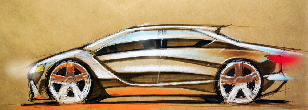 automotive design sketch